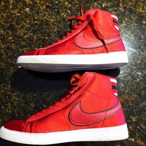 Nike Women's Blazer Mid Premium Red Crush White